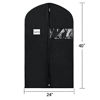 Picture of Univivi 10 Pack Suit Bags Garment Bag for Men Storage 40-inch Clothes Cover with Clear Window and ID Card Holder for Suit Jacket, Skirt, Shirt and Coat