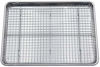 Picture of Checkered Chef Baking Sheet Set - Large Stainless Steel Half Pan for Baking w/ Oven Safe Cooling Rack