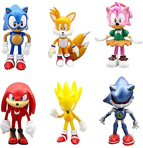 GetUSCart- 2021 New 11 Pack Sonic The Hedgehog Action Figures | Sonic ...