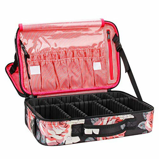 Large Makeup Bag Professional Portable Cosmetic Case Storage