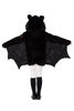 Picture of yolsun Girls' Vampire bat Costume, Halloween Animal Cute Dress up (6-7ySuggested Height:48"-53", Black-1)