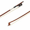 Picture of MI&VI Classic Brazilwood Cello Bow (1/2 Size) with Ebony Frog and Octagonal Silver Mount | Well Balanced | Light Weight | Real Mongolian Horse Hair - By MIVI Music