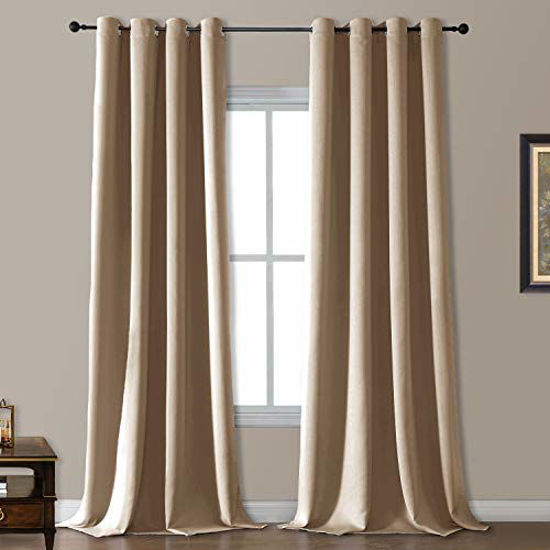 Rutterllow Blackout Curtains for Bedroom, Thermal Insulated Noise