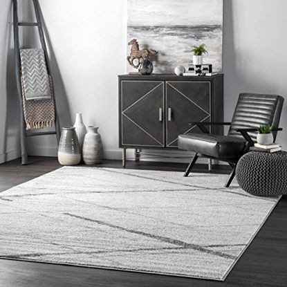 Picture of nuLOOM Thigpen Contemporary Area Rug, 4', Grey