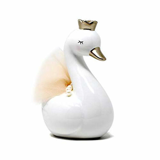 Picture of Child to Cherish Ceramic Swan Piggy Bank, Hana The Swan