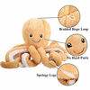 Picture of DENTRUN Octopus Stuffed Animals, Octopus Plush Doll Play Toys for Kids Girls Boys Adults Birthday Xmas Gift Present 7/16/24/32 Inches, 5 Colors (24 inches, Brown)