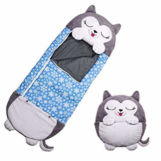 Multicolor Cotton Children Cartoon Sleeping Bag with Removable Pillow,  Newly Born
