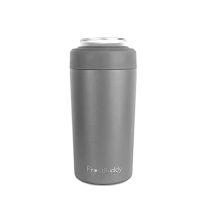 Frost Buddy Universal Can Cooler - Officially Licensed Collegiate NCAA -  Stainless Steel Can Cooler for 12 oz & 16 oz Regular or Slim Cans & Bottles  