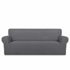 Picture of PureFit Super Stretch Chair Sofa Slipcover - Spandex Non Slip Soft Couch Sofa Cover, Washable Furniture Protector with Non Skid Foam and Elastic Bottom for Kids, Pets Sofa Gray 