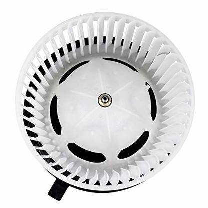 Picture of FAERSI A/C Heater Blower Motor with Fan Cage Compatible with Jeep Wrangler & TJ 2002-2006, Jeep Liberty 2002-2007 HVAC Blower Motor Assembly Replaces 700154, 5066553AA, 615-00680