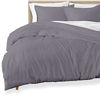 Picture of Bare Home Sandwashed Duvet Cover Queen Size - Premium 1800 Collection Duvet Set - Cooling Duvet Cover - Super Soft Duvet Covers (Queen, Sandwashed Dusty Purple)