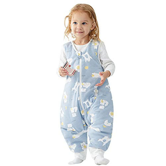 GetUSCart- Duomiaomiao Baby Sleep Sack with Feet, 100% Cotton Toddler ...