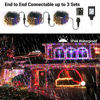 Picture of Brizled Christmas Tree Lights, 115ft 300 LED Color Changing Christmas Lights with Remote, 11 Modes Warm White & Multicolor Christmas String Lights Connectable 24V Xmas Lights Green Wire for Xmas Home