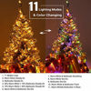 Picture of Brizled Christmas Tree Lights, 115ft 300 LED Color Changing Christmas Lights with Remote, 11 Modes Warm White & Multicolor Christmas String Lights Connectable 24V Xmas Lights Green Wire for Xmas Home