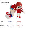 Picture of Friday Boyfriend and Girlfriend Plush Toy, Night Boyfriend Doll with Microphone and Girlfriend 10 Inch 2 Plush Set