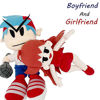 Picture of Friday Boyfriend and Girlfriend Plush Toy, Night Boyfriend Doll with Microphone and Girlfriend 10 Inch 2 Plush Set