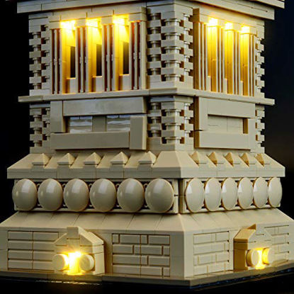 Picture of BRIKSMAX Led Lighting Kit for Architecture Statue of Liberty- Compatible with Lego 21042 Building Blocks Model- Not Include The Lego Set