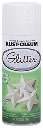 Picture of Rust-Oleum 299426-6 PK Specialty Glitter Spray, 6 Pack, Pearl White, 61 Ounce