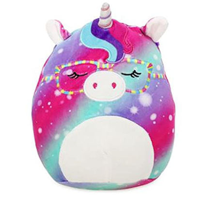 Picture of Squishmallows Official Kellytoy Plush 8 Inch Squishy Soft Plush Toy Animals (Kimia Unicorn (Glasses))