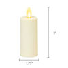 Picture of Luminara Realistic Artificial Moving Flame Votive Candle - Set of 2 - Moving Flame LED Battery Operated Lights for Christmas, Halloween - Remote Ready - Remote Sold Separately - Ivory - 1.5" x 4"