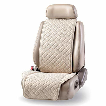 IVICY Suede Car Seat Cover for Cars - Soft & Breathable Front Premium  Covers with Non-Slip Protector Universal Fits Most Automotive, Vans, SUVs