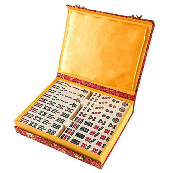 New Mahjong Set Complete in Vinyl Storage Case Comes With All 