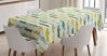 Picture of Ambesonne Animal Tablecloth, Colorful Cartoon Style Crocodiles Funny Cheerful Animals Graphic, Rectangular Table Cover for Dining Room Kitchen Decor, 60" X 90", Yellow Green