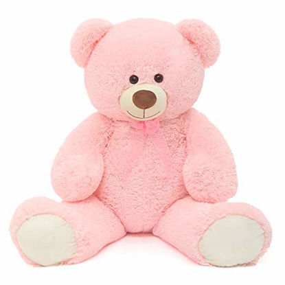 Picture of CYBIL HOME Giant Teddy Bear Soft Plush Bear Stuffed Animal for Girlfriend Kids,Pink,35 Inches