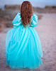 Picture of Little Mermaid Ariel Princess Dress Cinderella Halloween Costumes Dress Up Party Girls Cosplay Kids Ball Gown