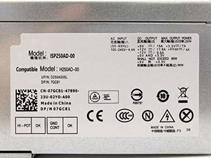 Picture of D250AD-00 H250AD-00 250W Power Supply Compatible with Optiplex 390 790 990 3010 Inspiron 537s 540s 545s 546s 560s 570s 580s 620s Vostro 200s 220s 230s 260s 400s Studio 540s 537s 560s Slim DT Systems