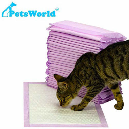 Picture of PETSWORLD Cat Pad Refills for Tidy Cats Breeze Litter System (50 Pads)