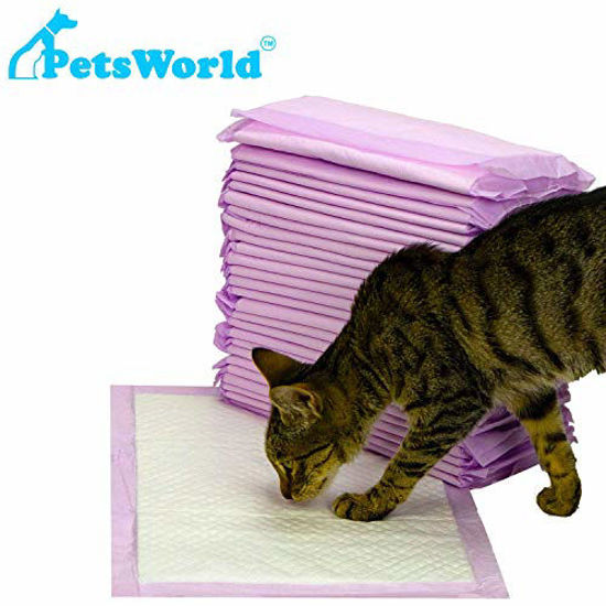 Picture of PETSWORLD Cat Pad Refills for Tidy Cats Breeze Litter System (50 Pads)