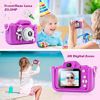 Picture of Kids Camera Toys for Girls, Children Digital Selfie Camera Toy HD 1080P Mini 20MP Video Camcorder Portable Christmas Birthday Gifts for 3 4 5 6 7 8 9 10 Year Old Toddlers with 32GB TF Card Purple