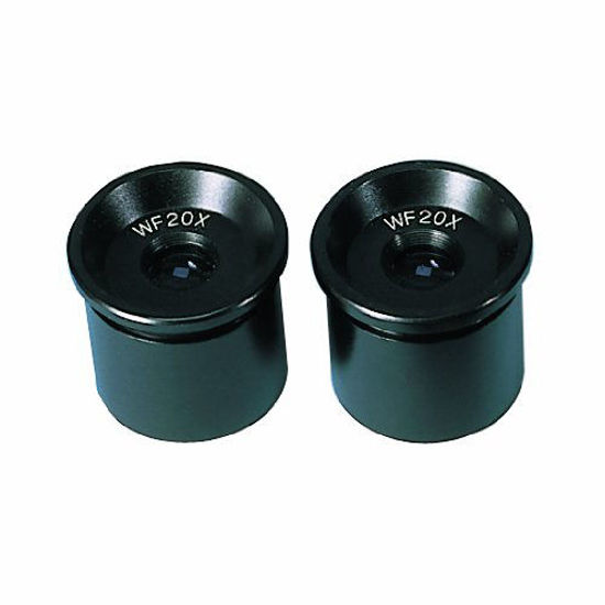 Picture of 3B Scientific Wide Field Eyepiece Pair for W30660, W30661, W30662, W30663 Binocular Stereo Microscopes, WF 20x Magnification, 10mm Diameter