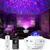 Picture of Star Night Light Projector, 3 in 1 LED Galaxy Projector with Remote Control/Bluetooth Speaker/Timer/Sound Activated 10 Colors Mixed Ocean Wave Projector for Kids Bedroom Decor Game Room Home Theatre