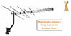 Picture of McDuory TV Outdoor Yagi Antenna with Long Range Reception Capacity - Digital TV Antenna Available for Attic or Roof Mount, Long Range Digital OTA Antenna for Clear Reception, 4K/1080P/HD