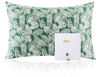 Picture of ZIMASILK 100% Mulberry Silk Pillowcase for Hair and Skin Health,Both Sides 19 Momme Silk Floral Print,1pc (King 20''x36'',Green Leaves)