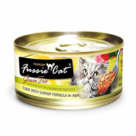 Picture of Fussie Cat Tuna & Shrimp Case 24 2.8Oz Can