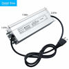 Picture of LightingWill Waterproof IP67 LED Power Supply Driver Transformer 120W 110V AC TO 12V DC Low Voltage Output with 3-Prong Plug 3.3 Feet Cable for Outdoor Use