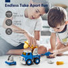 Picture of CubicFun Take Apart Robot Toys Vehicle Set 5 in 1 Construction Toys for 5 Year Old Boys STEM Toys Vehicles Transform into Robot for Kids Toys for 6 7 Year Old Boys Kids Building Toys Ages 5+