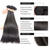 Picture of Brazilian Virgin Straight Hair 4 Bundles 14 16 18 20 Inch 100% Unprocessed Human Hair Bundles Straight Hair Extensions Double Strong Weft