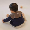 Picture of Konny Baby Bibs | 360 ° Rotate Baby Bib, Soft Bandana Drooling Bibs for Boys and Girls, 0-36 months, 5PCS (Set 2 (Cotton): Beige, Mocha, Navy, Creamy Gingham, Ivory)