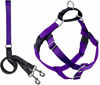 Picture of 2 Hounds Design Freedom No Pull Dog Harness | Adjustable Gentle Comfortable Control for Easy Dog Walking |for Small Medium and Large Dogs | Made in USA | Leash Included | 1" LG Purple