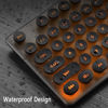 Picture of Wireless Backlit Mute Keyboard and Mouse Combo，Support Charging,Waterproof (XM528 Black)