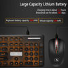 Picture of Wireless Backlit Mute Keyboard and Mouse Combo，Support Charging,Waterproof (XM528 Black)