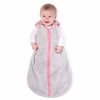 Picture of baby deedee Sleep Nest Teddy Baby Sleeping Bag, Gray Bubble Gum, Medium (6-18 Month)