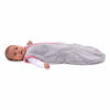 Picture of baby deedee Sleep Nest Teddy Baby Sleeping Bag, Gray Bubble Gum, Medium (6-18 Month)