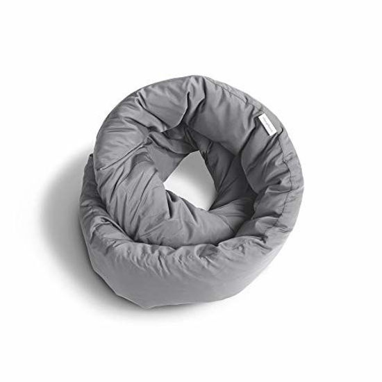 Picture of Huzi Infinity Pillow - Home Travel Soft Neck Scarf Support Sleep (Grey)