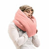 Picture of Huzi Infinity Pillow - Home Travel Soft Neck Scarf Support Sleep (Pink)