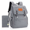 Picture of Diaper Bag Backpack, Waterproof Multi Function Baby Travel Bags (Classic Gray)